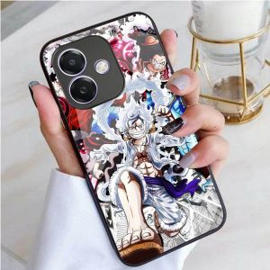 Promo Case Glossy Oppo A3X  Terbaru  Case Glossy Kilau Oppo A3X  pelindung Oppo A3X Fashion Gambar Anime One piece Motif Aesthetic  Casing Hp softcase Case (896)