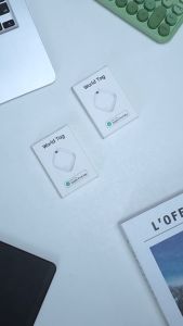 Smart Tag GPS Wireless Tracker Anti-lost Alarm with iOS Find My Waterproof Long Distance Privacy Protection Anti Lost Alarm Tag for Child/Pet Finder/Key/Bike/Wallet Anti loss(Only iOS)