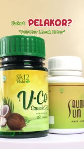 SR12 PAKET PELAKOR PELUNTUR LEMAK KOTOR LANCAR PENCERNAAN SALIMAH SLIM