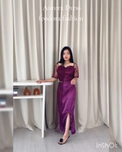 [ FEODORA ] DRESS AURORA / dress pesta premium / dress mewah / dress natal / dress kondangan (GOOD QUALITY)