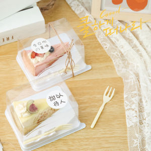 Thickened Triangle Mousse Cake Packaging Box Black Forest Kimchi Block High-End To-Go Box Melaleuca Cake Box