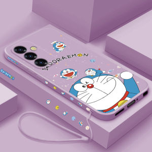 Liquid Silicone Soft Shell for Samsung Galaxy S24FE Womens Cartoon Phone Case Full Lens Protection Anti-Fall 5G Network Popular Protective Cover