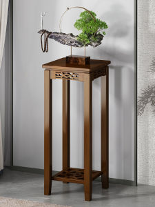YUHONG | Living Room Decorative Floor Wooden Flower Rack