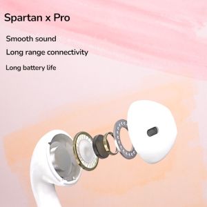 Spartan x Pro wireless earbuds smooth sound long range connectivity long battery life