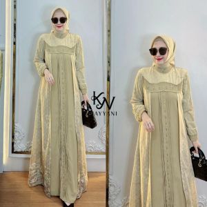 (20) KAYANI AIRA Baju Dress Gamis Mulimah Aira Dress By Kayyani. Nazra Sha