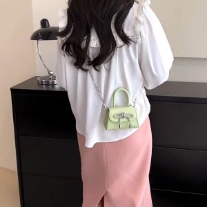 Mc.Sharry Women Fashionable Mini Lipstick Crossbody Bag Chain Crossbody Bag Handbags