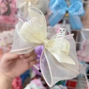 Cài tóc nơ to nổi bật cho bé gái Cài tóc điệu đà cho bé gái Phụ kiện tóc xinh cho bé đi học đi chơi đi tiệc