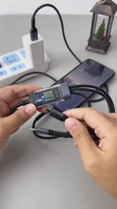 100w 3 in 1 super fast charging cable Type-C and Android charging solution
