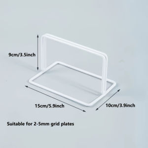 Grid Art and Photo Racks Modern Metal Display Brackets for Grid Panels Desktop Stands and Jewelry Booth Racks