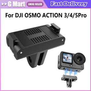 Action 6/5/4/3 Magnetic Quick-Release Adapter Mount for DJI Osmo Action 6 5 PRO 4 3 Action Camera Quick Release Mount Base