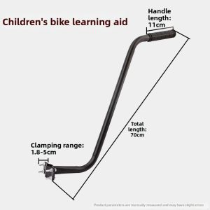 CHECHITULE | Training Wheels Auxiliary Handle Push Rod Kids Bicycle