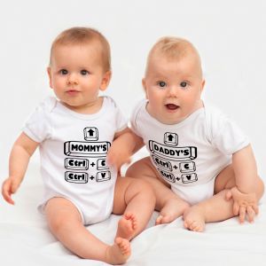 Copy Paste Dad and Baby Statement Baby Onesie 0-12 months Cotton Bodysuit Baby Onesies PH