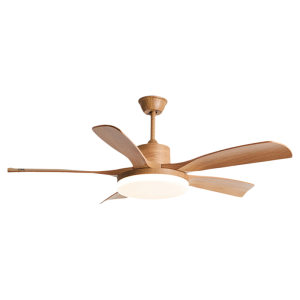 KAIYE | Restaurant Ceiling Fan Light Home Living Room Fan Light Combination Wood-Style Ceiling Fan Light
