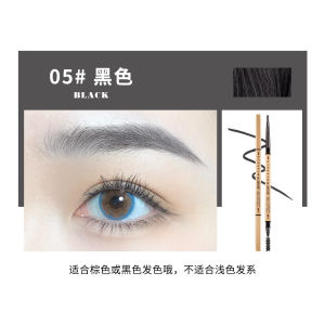 Eyebrow Pencil Ultra Fine Tip Long-lasting Waterproof Non-smudging Natural Look Mini Golden Bar Eyebrow Pencil for Beginners