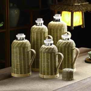 ZUNYI | Vintage Bamboo Thermos