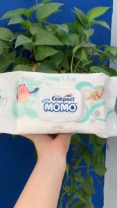 Khăn ướt trẻ em Ultra Compact MOMO Cream & Soft 120pcs nhập khẩu chính hãng Thổ Nhĩ Kỳ