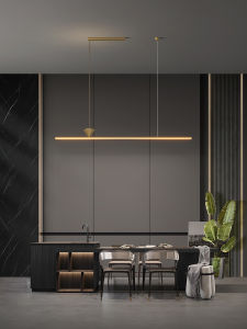 ZHENMEIJU | Bronze Italian Minimalist Chandelier