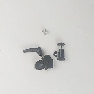 BallHead Metal 360 Swivel 1/4 Screw Tripod Ball Head with Cold Shoe Mount for DSLR Camera Monopod Flash Light Stand Holder