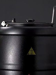 Electric Heating Buffet Soup Pot – 304 Inner Liner Thermal Retention for Soup/Porridge Pearl Thermal Warm Soup Stove