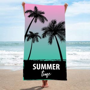 Summer Camping Picnic Blanket Beach Blanket 31.5x63inch Quick-dry Bath Towel Outdoor Travel Lightweight Microfiber Beach Towel