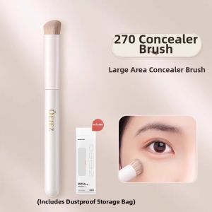 OEIEZ | Fine Detail Concealer Brush for Under Eye Circles Tear Trough Nasolabial Folds