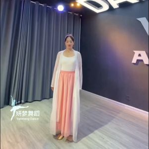 飘逸雪纺舞蹈服练功裤女成人宽松阔腿裤中国风舞韵古典舞跳舞服装Elegant Chiffon dance clothes training pants female adult loose wide leg pants Chinese style dance rhyme classical dance dance clothes