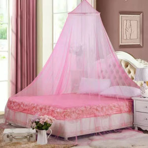 1pc Summer Hung Dome Mosquito Net For Double Bed Summer Polyester Mesh Fabric Home Bedroom Adults Hanging Decor