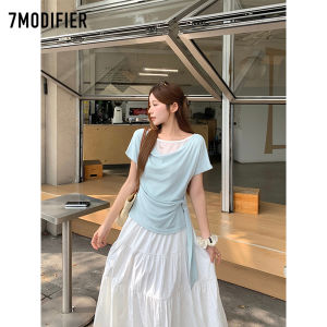 7.Modifier | Áo Thun Dây Kéo Ngắn Tay Cổ Đai