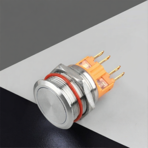 LANBOO | Waterproof Illuminated Metal Button Switch Gold/Silver Plating