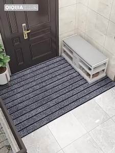 Thảm Lối Vào Chất Liệu Polyester Có Thể Tùy Chỉnh Hai Dải Sọc Màu Đơn