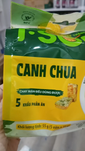 COMBO 4 Túi canh Chay  Mix 2 vị sấy thăng hoa ăn liền 3 phút gồm 2 canh chua + 2 canh khoai mỡ