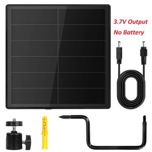 Solar Panel for Security CameraDoorbell 6V 5W Solar Panel Outdoor IP66 Waterproof Battery Charger 12Volt with DC 5.5*2.1 Port
