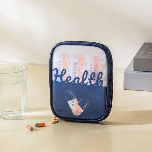 Portable Waterproof Travel Medical Bag Emergency Kit Outdoor Medicine Box Personal Small Medicine Bag Storage Organizer