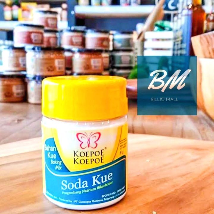 Soda Kue Koepoe Kupu 81 gram Pengembang Makanan