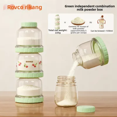 Rovco | Portable Baby Formula Organizer High Capacity 1 Compartment per Meal