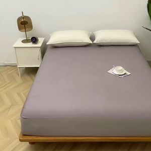 Waterproof Mattress Protector Smooth Mattress Cover Hypoallergenic Fitted Bed Sheet Bed Mattress Topper Bed Sheet Cover