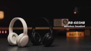 Remax RB-605HB Bluetooth v5.4 Wirelss Flodable Headphone 800mAh Battery Support 3.5mm Audio Jack Headset