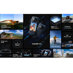 (New Arrival) Insta360 One X3 Panoramic Action Camera