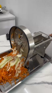 Máy thái sợi củ quả - Máy thái lát củ quả làm nem nộm làm salat Chạy điện