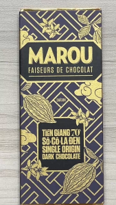 Date 02/27  Socola Đen Tien Giang 70% Marou 24g - Single Origin Dark Chocolate (24g)