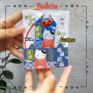Móc Khóa Yushou Tình Yêu Lương Duyên - Mẫu 35 - Mèo May Mắn (Kiểu Omamori) Có sẵn