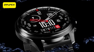 Awei H57 AMOLED Smart Watch AI Assistance Outdoor Sport 3ATM Waterproof Camera Control Phone Call Awei Smartwatch