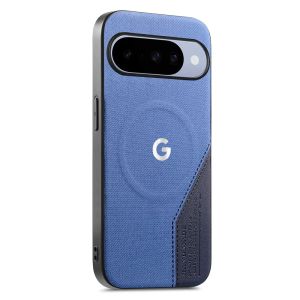 Minimalist Business Sle Spliced Leather Case For Google Pixel 11 Pro XL 10A 9A For MagSafe Charge Slim Shockproof Protect Cover