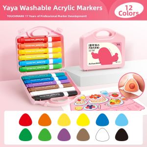Touch mark | Easy to Wash Non-bleeding Art Markers 24 Colors