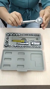 Kunci Pas Shock 40in1 Set Wrench Kunci Socket Shock Kunci Pas