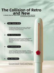 HERO | Upgraded Classic Student Practice Fountain Pen 0.38 mm Replaceable Engravable