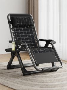 เก้าอี้นอนพับได้สำหรับใช้ในออฟฟิศและบ้าน ที่นั่งแบบพกพา ที่นั่งสำหรับผู้ใหญ่ สไตล์เรียบง่ายและโมเดิร์น เก้าอี้สำหรับนอนหลับพักผ่อนในช่วงเที่ยง