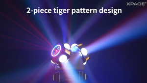 Đèn Moving 2 Đầu Viền LED sử dụng cho phòng bay ( Mẫu new )