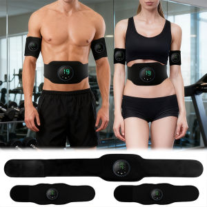 EMS Fitness BeltMuscle Training StimulatorLazy Fitness Abdominal BeltFor Home Fitness Training Cores Muscle Workout Equipment