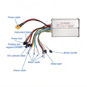 DC48V 20A Electric Scooter Controller Intelligent Brushless Motor Controller 48V 20A for KUGOO M4 2 Wheeled Type